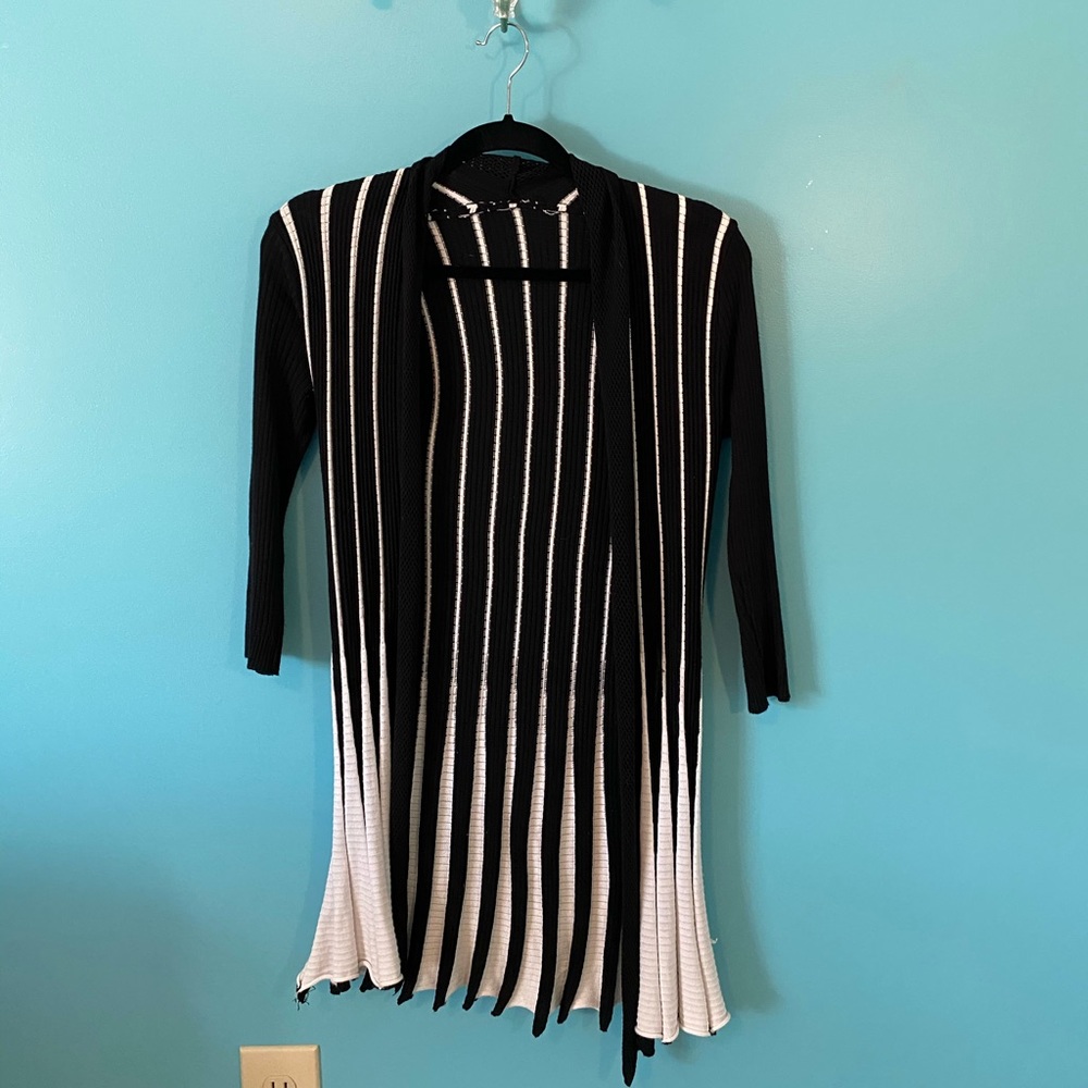 Black and White Cardigan